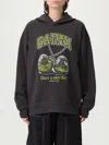 Ganni Women Cherries Organic Cotton Hoodie In Black