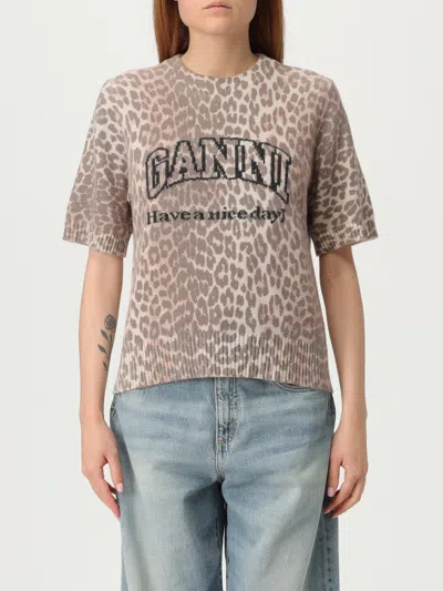 GANNI SWEATER GANNI WOMAN COLOR MULTICOLOR,H09478005