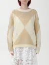Ganni Women Wool Sweater In 印花/多色