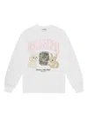 Ganni Oversized Printed Organic And Recycled Cotton-jersey Sweatshirt In Multi
