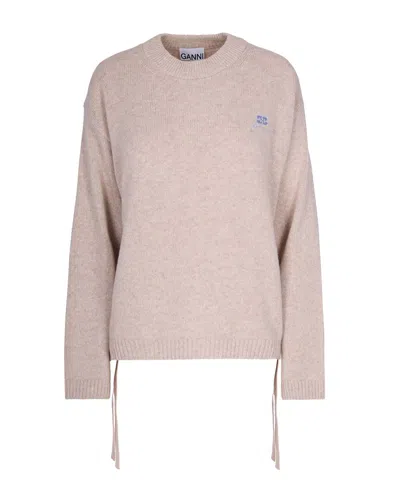 Ganni Maglione Future Sand In Neutral