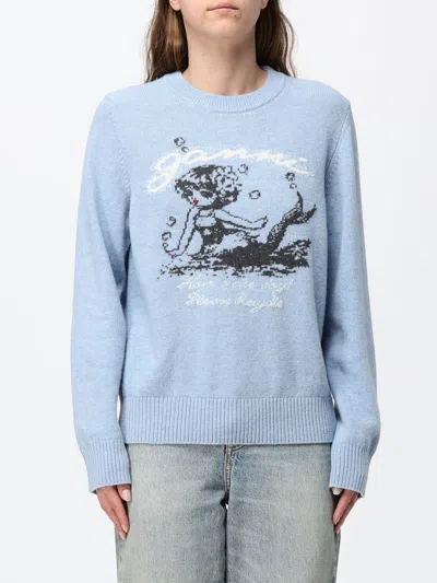 Ganni Sweater Woman Color Blue