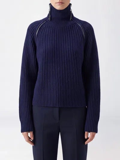 Ganni Sweater Woman Color Sky In Blue