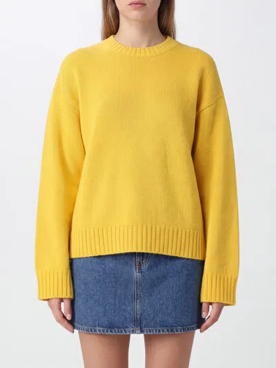Ganni Sweater Woman Color Yellow