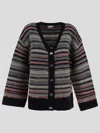 Ganni Boxy Fit Cardigan In Brown