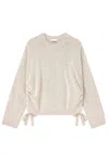 Ganni Sweaters In Neutral