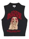 Ganni Sweaters Black In Black
