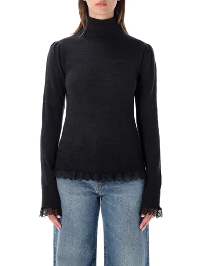 Ganni Sweaters In Black