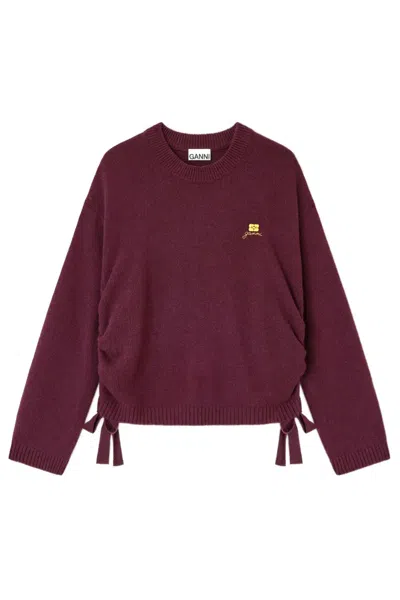 Ganni Sweaters In Animal Print