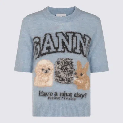 GANNI SWEATERS CHAMBRAY