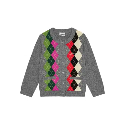 Ganni Sweaters In Gray