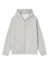 Ganni Womens Isoli Teddy Oversized Zip Hoodie In Gray