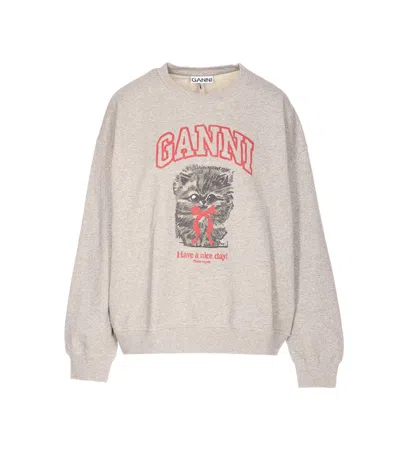 Ganni Sweaters In Brown