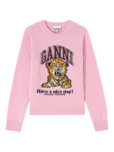 Ganni Sweaters Pink