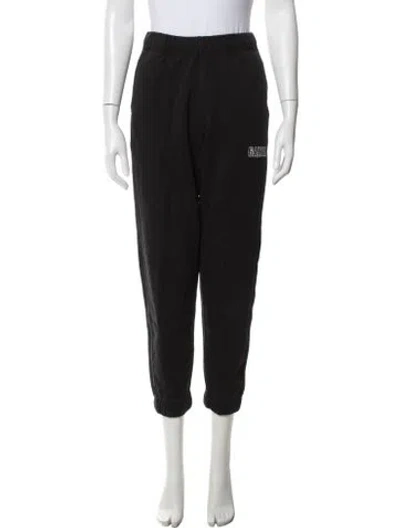 Pre-owned Ganni Sweatpants In Black