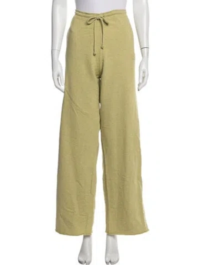 Pre-owned Ganni Sweatpants In Green