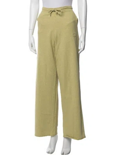 Pre-owned Ganni Sweatpants In Green