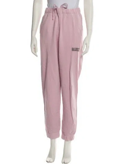 Pre-owned Ganni Sweatpants In Pink