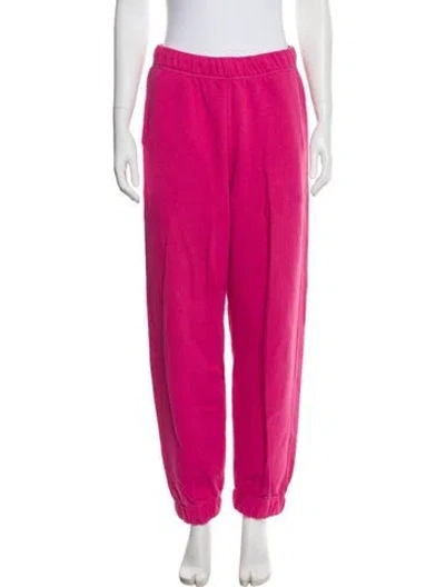 Pre-owned Ganni Sweatpants In Pink