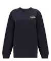 Ganni Logo-print Cotton Sweatshirt In Black