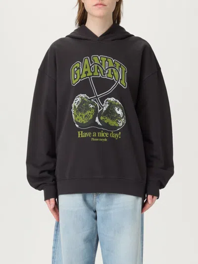 Ganni Sweatshirt  Woman Color Black