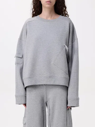 GANNI SWEATSHIRT GANNI WOMAN COLOR GREY,G51764020