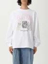 Ganni Have A Nice Day Long-sleeved Top In White