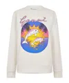 Ganni Sweatshirt In White