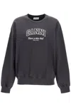 Ganni Cotton Crew-neck Sweatshirt