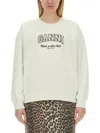 Ganni Oversized Isoli In Beige