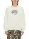 Ganni Oversized Isoli In Beige