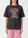 Ganni スウェットシャツ レディース カラー チャコール In Black