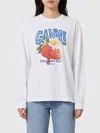 Ganni スウェットシャツ レディース カラー ホワイト In White