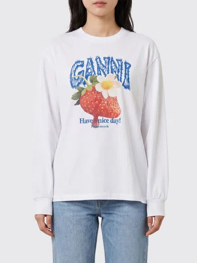 Ganni スウェットシャツ レディース カラー ホワイト In White