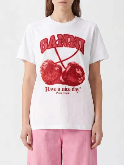 Ganni スウェットシャツ レディース カラー ホワイト In White