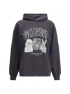 Ganni Hoodie With Logo Print