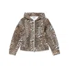 Ganni Leopard-print Hoodie In Mutlicolor