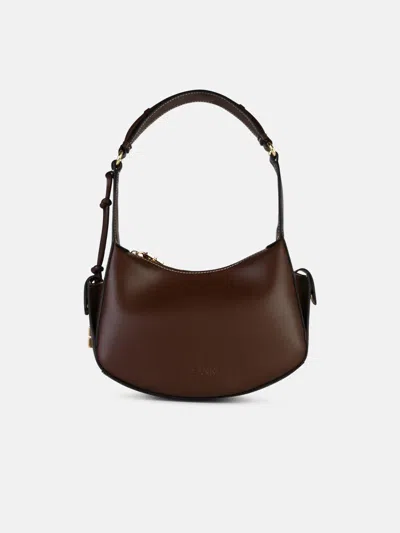 Ganni 'swing' Brown Recycled Leather Bag
