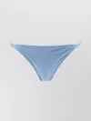 Ganni "symbolic" High-cut Leg Bikini Bottom With Gold-tone Hardware
