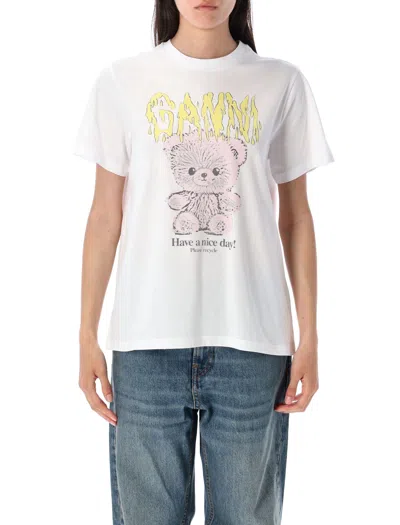 Ganni T Shirts And Polos White