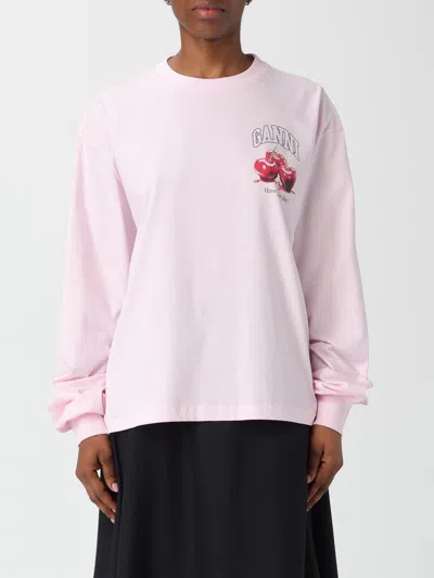Ganni T-shirt  Woman Color Pink