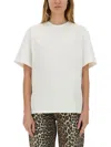 Ganni T-shirt Heart In White
