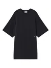 Ganni T-shirt Mini Dress In Black