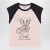 Ganni Basic Jersey Bunny Raglan T-shirt T-shirts Pink