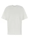Ganni T-shirt With Rhin In White