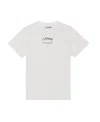 Ganni Thin Jersey Relaxed O-neck T-shirt Bright White Xxs In White