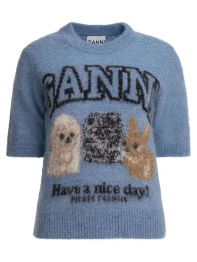 GANNI GANNI T-SHIRTS AND POLOS