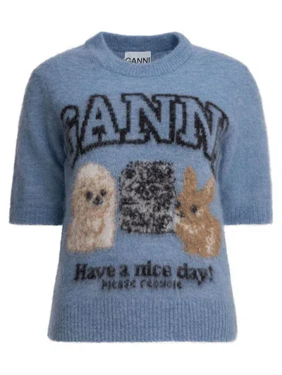 GANNI GANNI T-SHIRTS AND POLOS