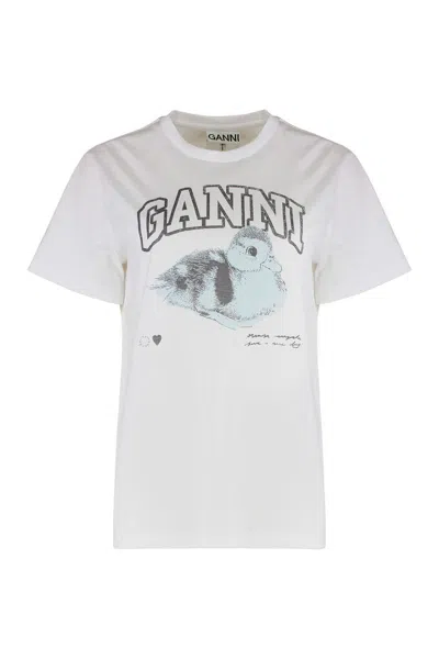 GANNI GANNI T-SHIRTS AND POLOS