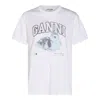 Ganni T-shirts And Polos In White